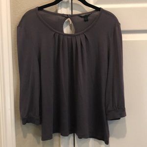 Banana Republic grey blouse
